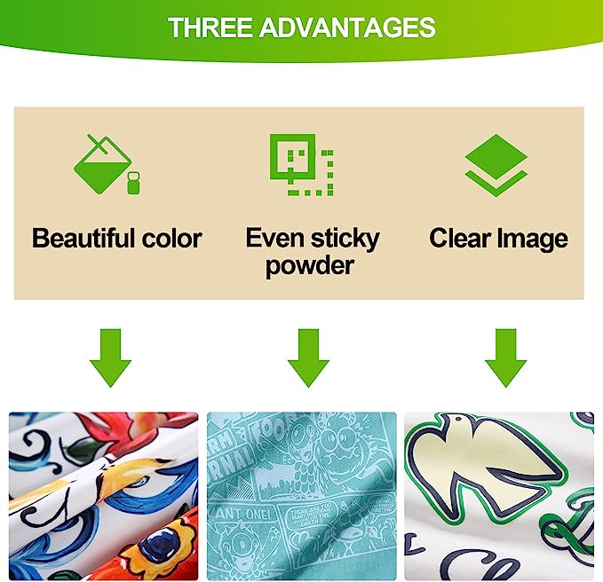 CenDale DTF Transfer Film 11"x17" - 60 Sheets Double-Sided Matte PET Heat Transfer Paper