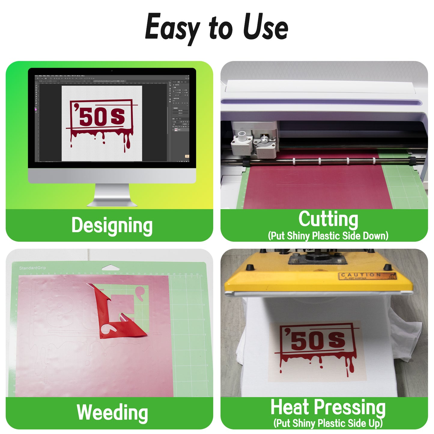 Online Customize Gifts Using 3D Puff Heat Transfer Vinyl Course